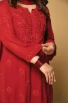 MODERN GEORGETTE SEQUENCE EMBROIDERY WORK TOP SHARARA WITH DUPATTA FESTIVE WEAR WHOLESALE PRICE ETHNIC GARMENT (2)