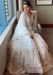MODERN GEORGETTE THREAD WITH SEQUENCE WORK LEHENGA CHOLI WITH DUPATTA WEDDING WEAR WHOLESALE PRICE ETHNIC GARMENT (9)