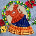 MODERN MONO HAND WORK KID’S TOP LEHENGA FESTIVE WEAR WHOLESALE PRICE ETHNIC GARMENT (4)