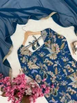 MODERN MUSLIN COTTON FLORAL DIGITAL PRINT & STONE WITH FANCY LATKAN LACE WORK TOP SHARARA WITH DUPATTA FESTIVE WEAR WHOLESALE PRICE ETHNIC GARMENT (7)