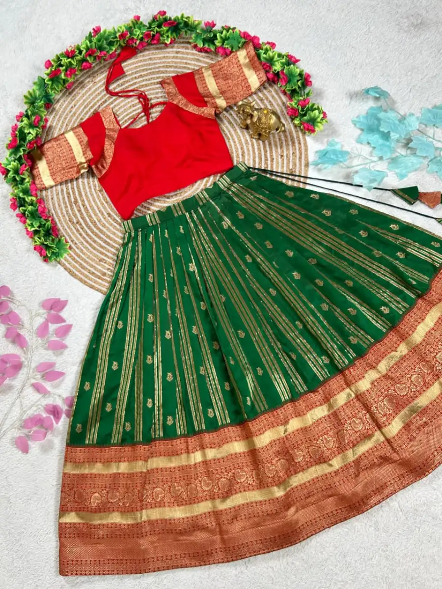 MODERN RANGOLI SILK EMBROIDERY WORK LEHENGA CHOLI WITH DUPATTA WEDDING WEAR WHOLESALE PRICE ETHNIC GARMENT (10)