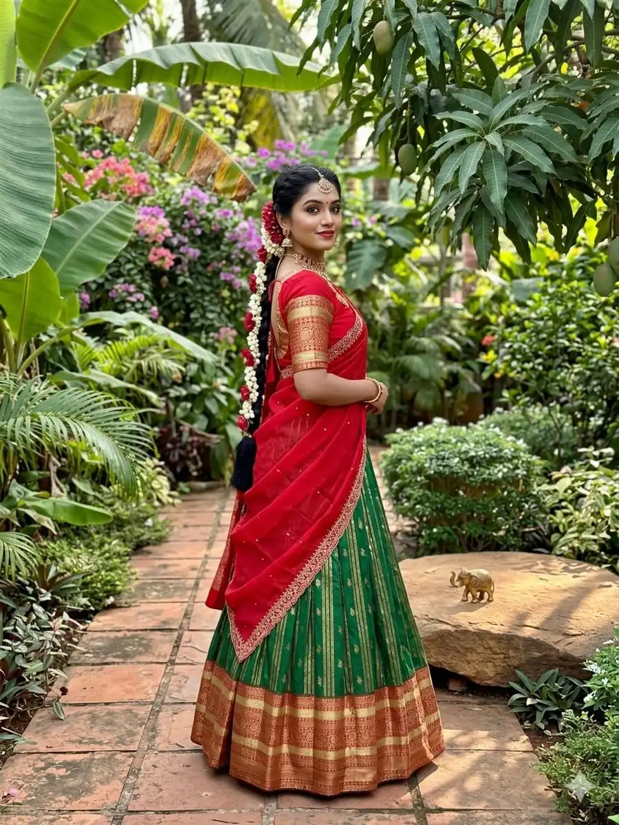 MODERN RANGOLI SILK EMBROIDERY WORK LEHENGA CHOLI WITH DUPATTA WEDDING WEAR WHOLESALE PRICE ETHNIC GARMENT (4)