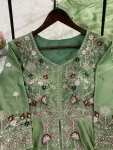 MODERN RANGOLI SILK SEQUENCE EMBROIDERY WORK TOP PALAZZO WITH DUPATTA FESTIVE WEAR WHOLESALE PRICE ETHNIC GARMENT (2)