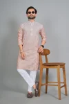 MODERN RAYON DIGITAL PRINT WORK MEN’S KURTA PAYJAMA FESTIVE WEAR WHOLESALE PRICE ETHNIC GARMENT (11)