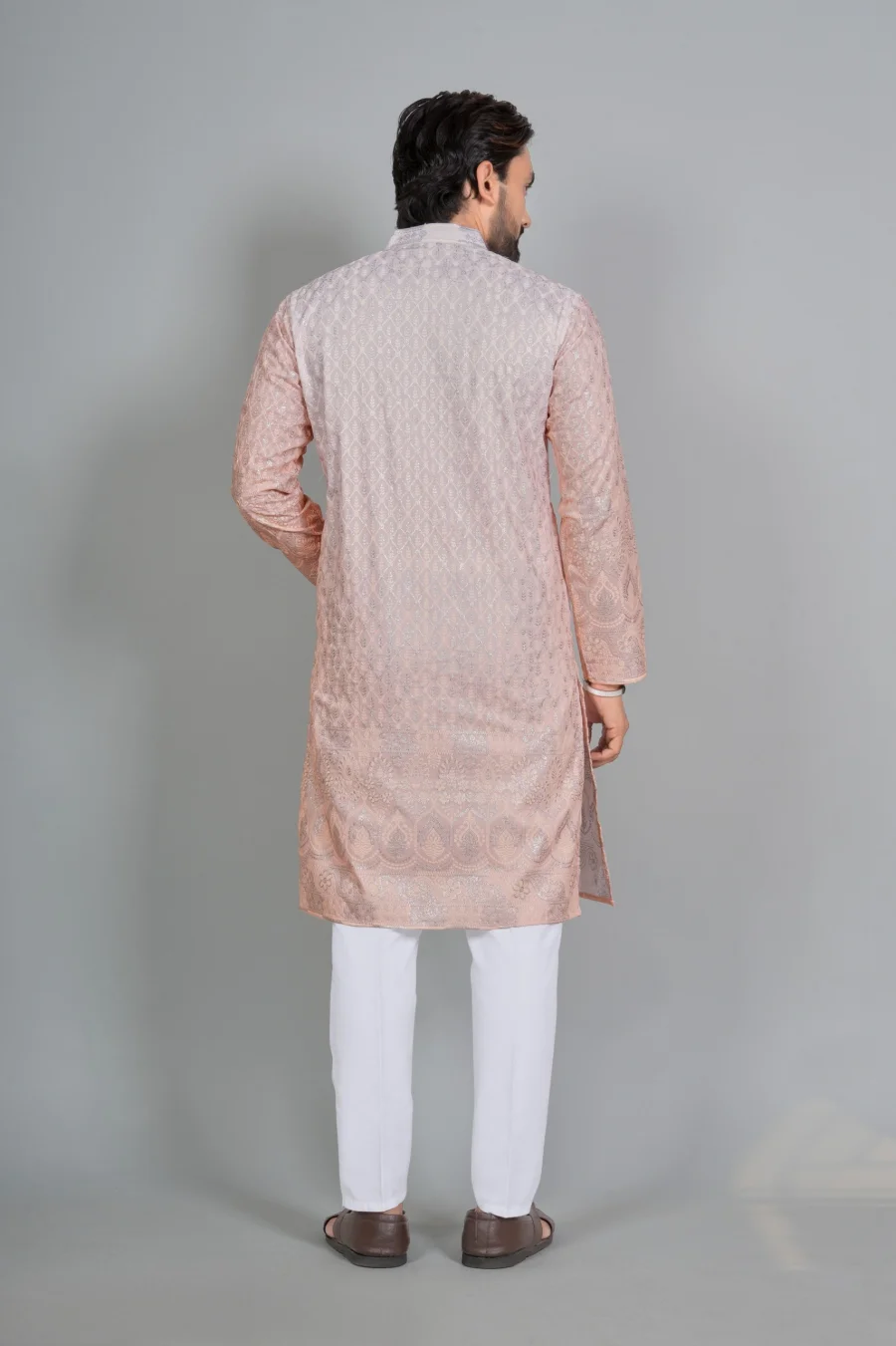 MODERN RAYON DIGITAL PRINT WORK MEN'S KURTA PAYJAMA FESTIVE WEAR WHOLESALE PRICE ETHNIC GARMENT (5)