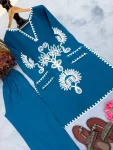 MODERN RAYON EMBROIDERY THREAD WORK CO-ORD SET OFFICE WEAR WHOLESALE PRICE ETHNIC GARMENT (2)