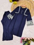 MODERN RAYON EMBROIDERY WORK CO-ORD SET CASUAL WEAR WHOLESALE PRICE ETHNIC GARMENT (2)