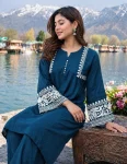 MODERN RAYON EMBROIDERY WORK CO-ORD SET OFFICE WEAR WHOLESALE PRICE ETHNIC GARMENT (4)