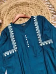 MODERN RAYON EMBROIDERY WORK CO-ORD SET OFFICE WEAR WHOLESALE PRICE ETHNIC GARMENT (4)