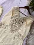 MODERN ROSE GOLD REAL MIRROR WITH EMBROIDERY WORK TOP PALAZZO WITH DUPATTA FESTIVE WEAR WHOLESALE PRICE ETHNIC GARMENT (2)