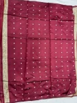 MODERN SILK FLOWERS AND MINA & ZARI WEAVING BORDER WORK SAREE WITH UNSTITCHED BLOUSE FESTIVE WEAR WHOLESALE PRICE ETHNIC GARMENT (2)