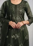 MODERN TWILL COTTON EMBROIDERY WORK TOP BOTTOM WITH DUPATTA FESTIVE WEAR WHOLESALE PRICE ETHNIC GARMENT (3)