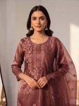 MODERN TWILL COTTON EMBROIDERY WORK TOP BOTTOM WITH DUPATTA FESTIVE WEAR WHOLESALE PRICE ETHNIC GARMENT (7)
