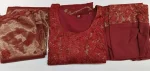 MODERN TWILL COTTON EMBROIDERY WORK TOP BOTTOM WITH DUPATTA FESTIVE WEAR WHOLESALE PRICE ETHNIC GARMENT (7)