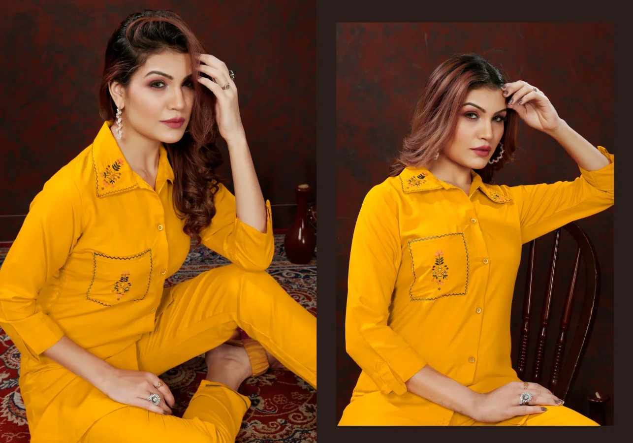 NEW ARRIVAL COTTON HANDWORK CO-ORD SET FESTIVE WEAR WHOLESALE PRICE ETHNIC GARMENT (8)