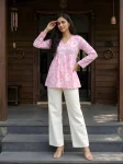 NEW ARRIVAL COTTON PRINTED WORK ONLY TOP DAILY WEAR WHOLESALE PRICE ETHNIC GARMENT (8)