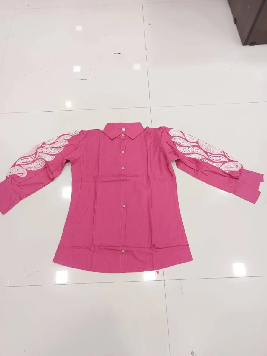 NEW ARRIVAL DHABU COTTON HAND EMBROIDERY BUTTA WORK ONLY TOP DAILY WEAR WHOLESALE PRICE ETHNIC GARMENT (3)