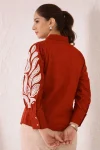 NEW ARRIVAL DHABU COTTON HAND EMBROIDERY BUTTA WORK ONLY TOP DAILY WEAR WHOLESALE PRICE ETHNIC GARMENT (5)