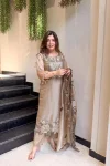NEW ARRIVAL GMY SILK EMBROIDERY WITH CUT WORK TOP BOTTOM WITH DUPATTA FESTIVE WEAR WHOLESALE PRICE ETHNIC GARMENT (5)