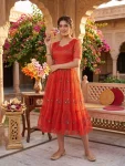 NEW ARRIVAL KOTA CHECKS EMBROIDERED WORK ONE PIECE DRESS DAILY WEAR WHOLESALE PRICE ETHNIC GARMENT (6)