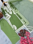 NEW ARRIVAL ORGANZA SILK EMBROIDERY WORK TOP PALAZZO WITH DUPATTA FESTIVE WEAR WHOLESALE PRICE ETHNIC GARMENT (4)