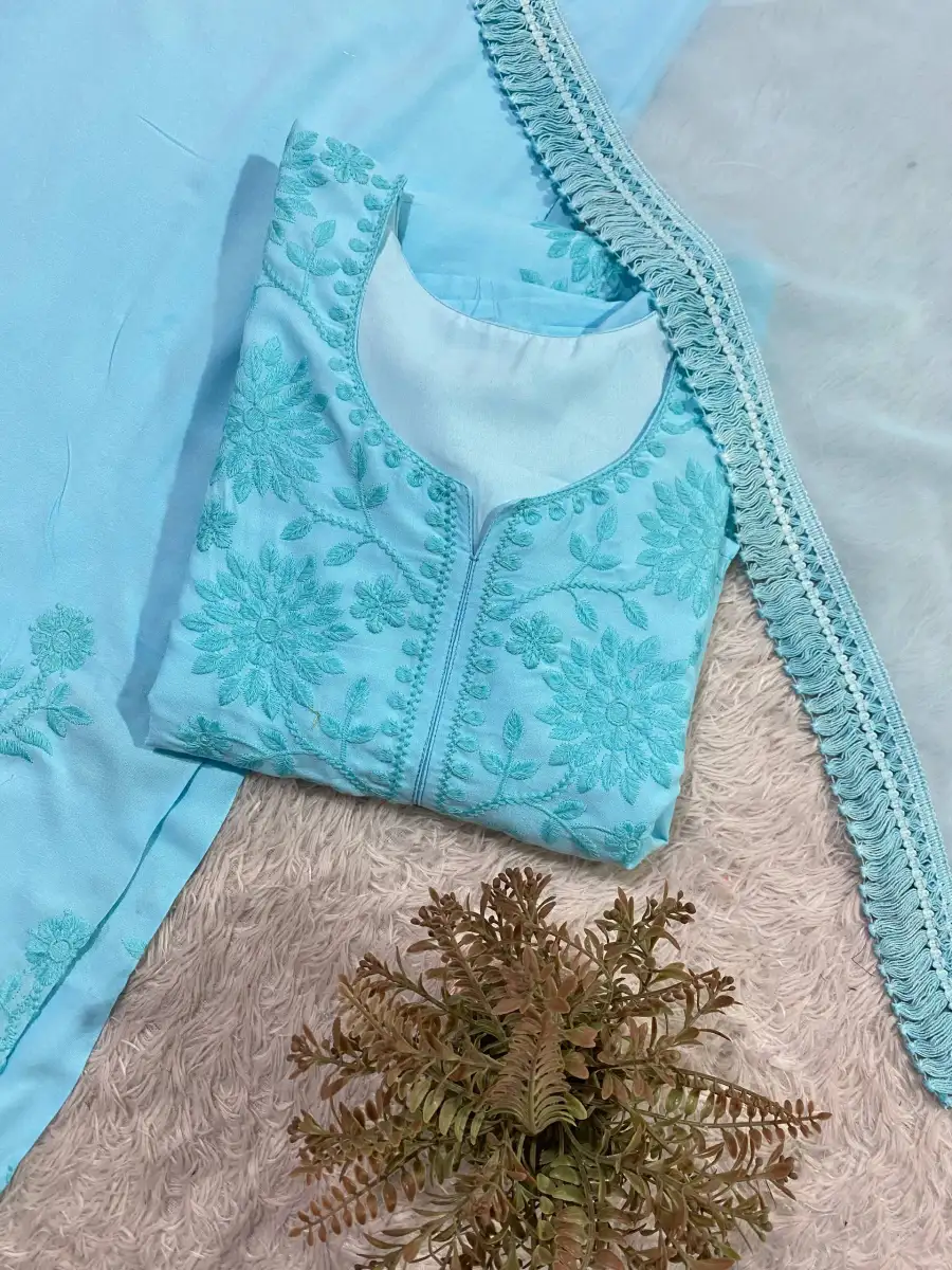 NEW ARRIVAL RAYON EMBROIDERY WORK TOP PALAZZO WITH DUPATTA DAILY WEAR WHOLESALE PRICE ETHNIC GARMENT (6)
