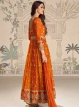 RICH LOOK CHINON SILK EMBROIDERY SEQUENCE & CODING WITH DIGITAL PRINT WORK GOWN BOTTOM WITH DUPATTA FESTIVE WEAR WHOLESALE PRICE ETHNIC GARMENT (3)