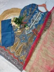 RICH LOOK COTTON PRINT WITH EMBROIDERY SEQUENCE WORK TOP BOTTOM WITH DUPATTA FESTIVE WEAR WHOLESALE PRICE ETHNIC GARMENT (10)