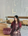 RICH LOOK COTTON PRINT WITH EMBROIDERY SEQUENCE WORK TOP BOTTOM WITH DUPATTA FESTIVE WEAR WHOLESALE PRICE ETHNIC GARMENT (2)