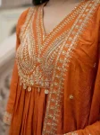 RICH LOOK CP VICHITRA EMBROIDERY WORK TOP BOTTOM WITH DUPATTA FESTIVE WEAR WHOLESALE PRICE ETHNIC GARMENT (2)