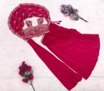 RICH LOOK CREPE SILK EMBROIDERY SEQUENCE WORK LEHENGA SAREE WITH STITCHED BLOUSE PARTY WEAR WHOLESALE PRICE ETHNIC GARMENT (2)