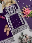 RICH LOOK FENDY CHINON EMBROIDERY COTTON THREAD & SEQUENCE WORK TOP PALAZZO WITH DUPATTA WEDDING WEAR WHOLESALE PRICE ETHNIC GARMENT (5)