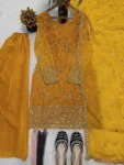 RICH LOOK FENDY SILK THREAD WITH 5 MM SEQUENCE MULTI NEEDLE EMBROIDERY ,ZARI WORK TOP PALAZZO WITH DUPATTA FESTIVE WEAR WHOLESALE PRICE ETHNIC GARMENT (7)