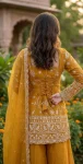RICH LOOK FENDY SILK THREAD WITH 5 MM SEQUENCE MULTI NEEDLE EMBROIDERY ,ZARI WORK TOP PALAZZO WITH DUPATTA FESTIVE WEAR WHOLESALE PRICE ETHNIC GARMENT (7)