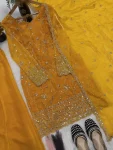 RICH LOOK FENDY SILK THREAD WITH 5 MM SEQUENCE MULTI NEEDLE EMBROIDERY ,ZARI WORK TOP PALAZZO WITH DUPATTA FESTIVE WEAR WHOLESALE PRICE ETHNIC GARMENT (7)
