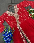RICH LOOK GEORGETTE EMBROIDERY WORK GOWN FESTIVE WEAR WHOLESALE PRICE ETHNIC GARMENT (2)