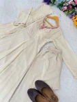 RICH LOOK GEORGETTE HANDWORK GOWN BOTTOM WITH DUPATTA WEDDING WEAR WHOLESALE PRICE ETHNIC GARMENT (3)