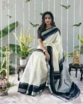 RICH LOOK LICHI SILK JACQUARD WORK SAREE WITH UNSTITCHED BLOUSE FESTIVE WEAR WHOLESALE PRICE ETHNIC GARMENT (6)