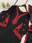 RICH LOOK MUL CHANDERI EMBROIDERY WORK TOP PALAZZO WITH DUPATTA FESTIVE WEAR WHOLESALE PRICE ETHNIC GARMENT (3)