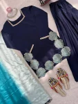 RICH LOOK NATURAL CREPE THREAD WITH SEQUENCE WORK TOP PATIYALA WITH DUPATTA FESTIVE WEAR WHOLESALE PRICE ETHNIC GARMENT (4)