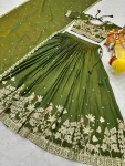 RICH LOOK NC VICHITRA EMBROIDERY CODING SEQUENCE WORK WITH THREAD WORK LEHENGA CHOLI WITH DUPATTA WEDDING WEAR WHOLESALE PRICE ETHNIC GARMENT (9)