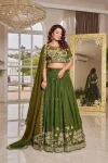 RICH LOOK NC VICHITRA EMBROIDERY CODING SEQUENCE WORK WITH THREAD WORK LEHENGA CHOLI WITH DUPATTA WEDDING WEAR WHOLESALE PRICE ETHNIC GARMENT (9)
