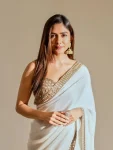 RICH LOOK RANGOLI SILK REAL MIRROR AND EMBROIDERY BORDER WORK SAREE WITH UNSTITCHED PARTY WEAR WHOLESALE PRICE ETHNIC GARMENT(5)