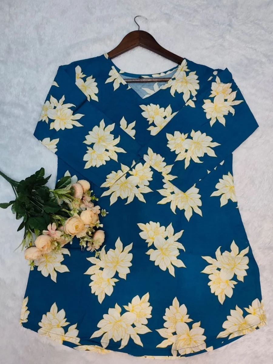 RICH LOOK RAYON DIGITAL PRINT WORK ONLY TOP DAILY WEAR WHOLESALE PRICE ETHNIC GARMENT (1)