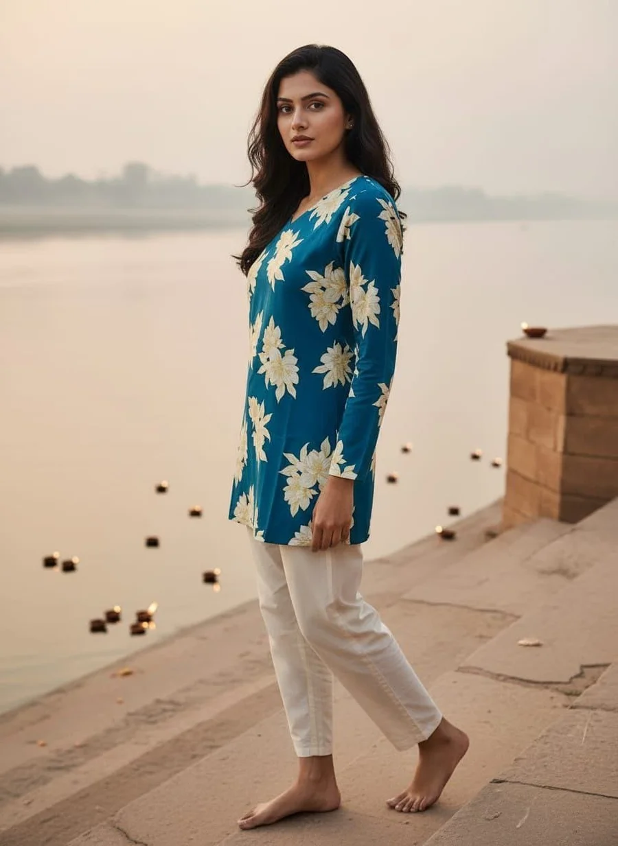 RICH LOOK RAYON DIGITAL PRINT WORK ONLY TOP DAILY WEAR WHOLESALE PRICE ETHNIC GARMENT (4)