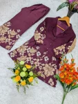 RICH LOOK RAYON DIGITAL PRINTED WORK CO-ORD SET DAILY WEAR WHOLESALE PRICE ETHNIC GARMENT (7)