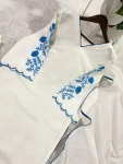 RICH LOOK ROMAN SILK EMBROIDERY WORK TOP BOTTOM WITH DUPATTA FESTIVE WEAR WHOLESALE PRICE ETHNIC GARMENT (2)
