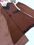 RICH LOOK SATIN CHANDERI EMBROIDERY WORK TOP BOTTOM WITH DUPATTA FESTIVE WEAR WHOLESALE PRICE ETHNIC GARMENT (3)