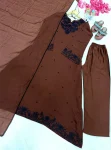 RICH LOOK SATIN CHANDERI EMBROIDERY WORK TOP BOTTOM WITH DUPATTA FESTIVE WEAR WHOLESALE PRICE ETHNIC GARMENT (3)
