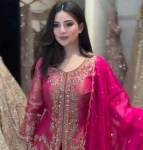 RICH LOOK SATIN SILK EMBROIDERY CODING DORI & SEQUENCE WORK TOP PALAZZO WITH DUPATTA WEDDING WEAR WHOLESALE PRICE ETHNIC GARMENT (5)